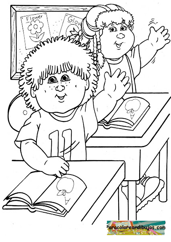 preguntando en clase para colorear :Colorear dibujos