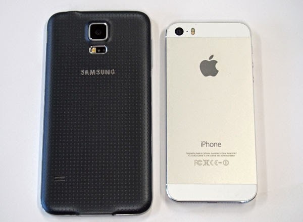 Compare Phones Samsung Galaxy S5 And IPhone 5S 1 Compare Phones Samsung Galaxy S5 And IPhone 5S 1