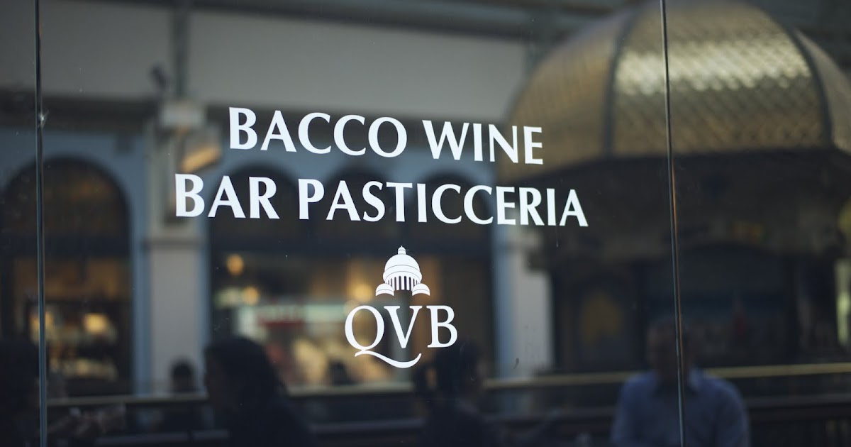 GlobalGoodFood Bacco Wine Bar Pasticceria QVB Sydney