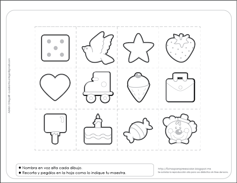 Fichas para preescolar: Estilos de aprendizaje, 3 fichas para Fichas para preescolar: Estilos de aprendizaje, 3 fichas para