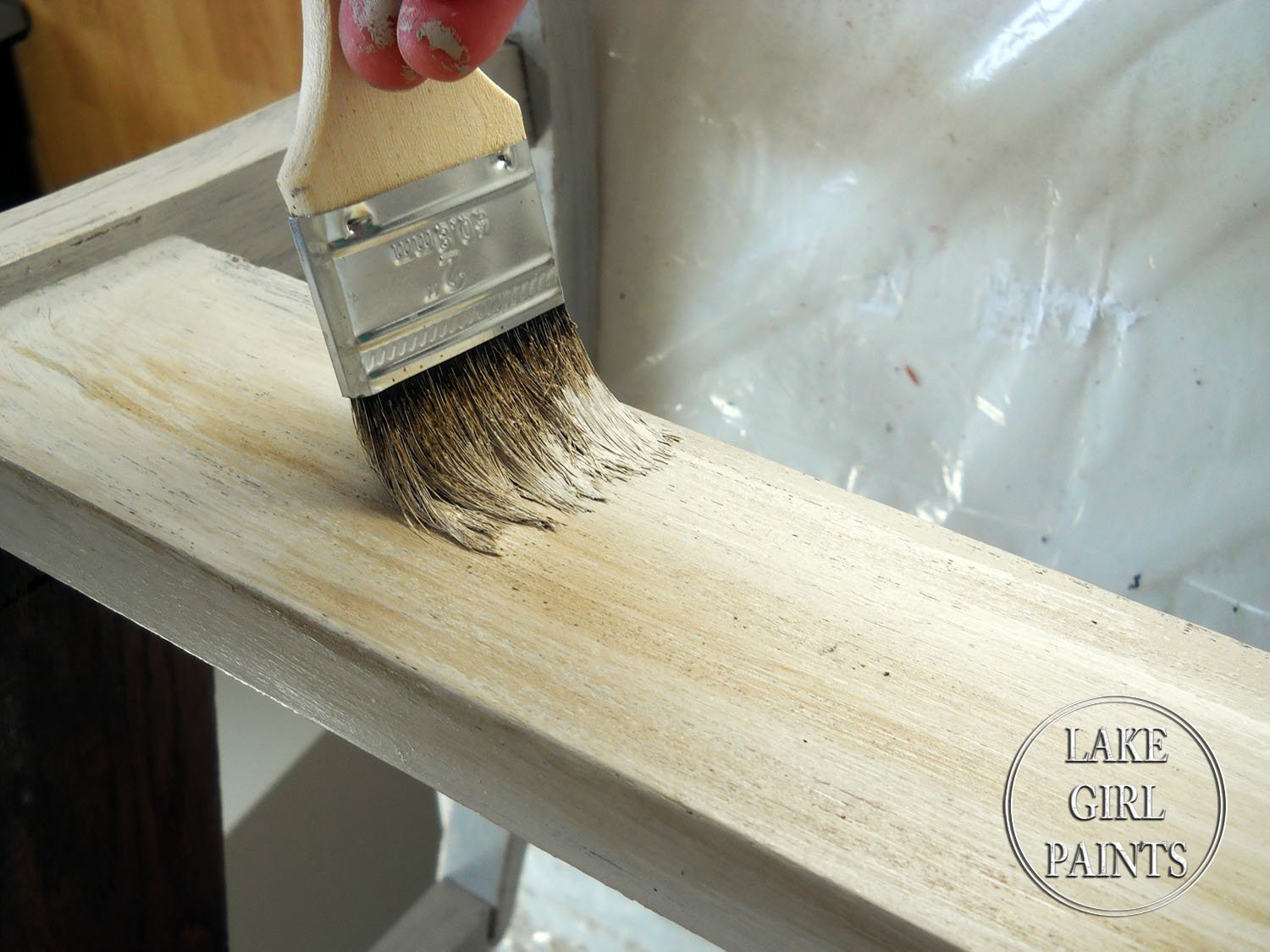 Lake Girl Paints Painted Rocking Chair Nature Inspired