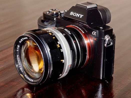 sony a7r konica hexanon 57mm 1.2