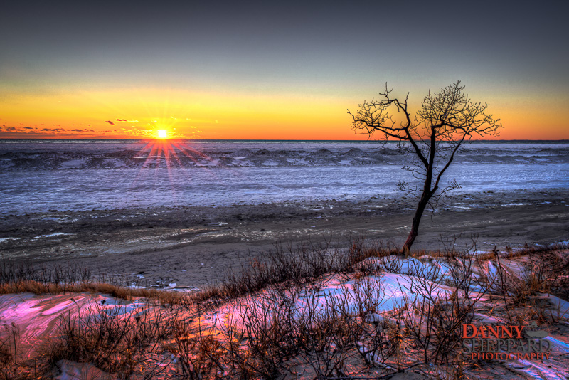 Snowshoeing and Sunset at Sandbanks Provincial Park Danny Sheppard