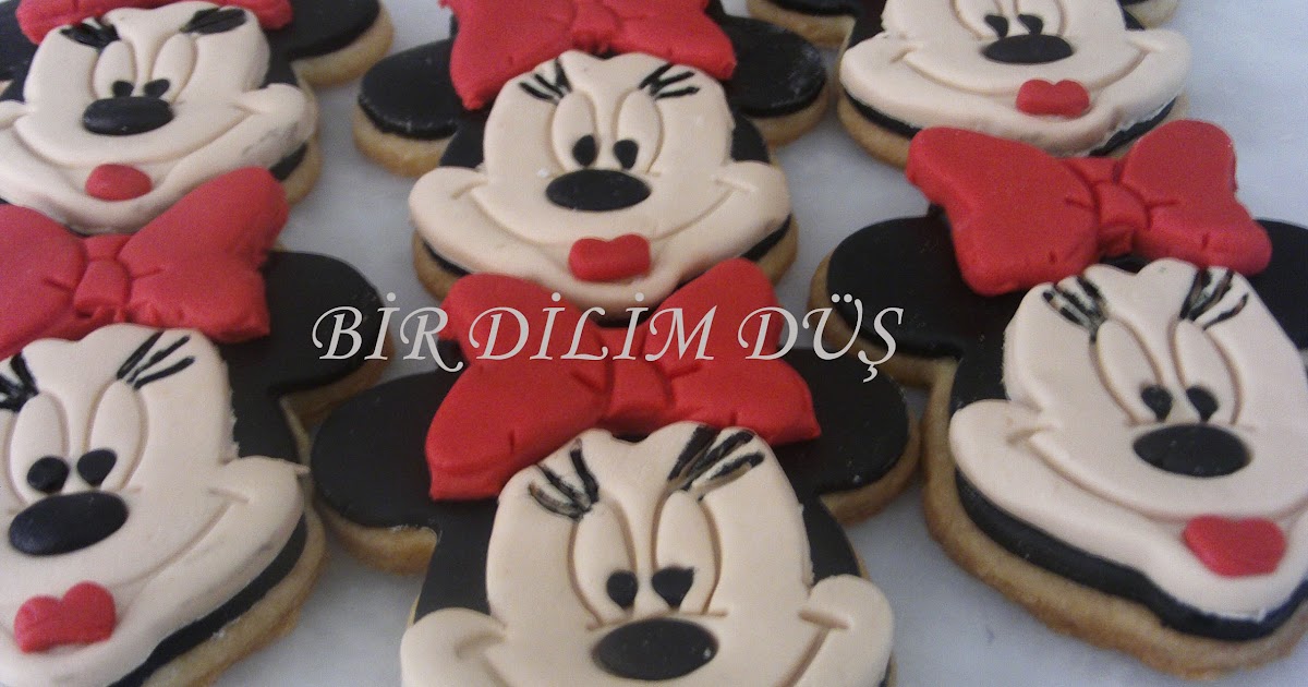 Bir Dilim Düş MINNIE MOUSE KURABİYELER