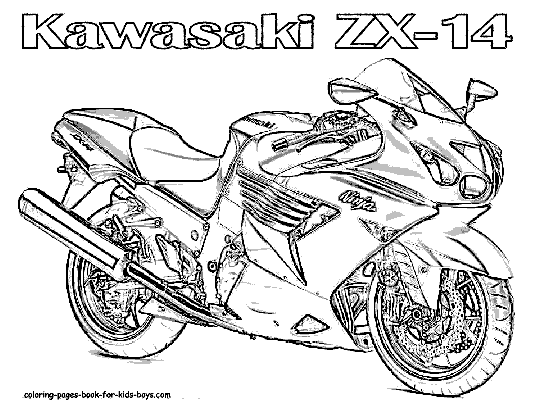 Kolorowanki Motocykle
