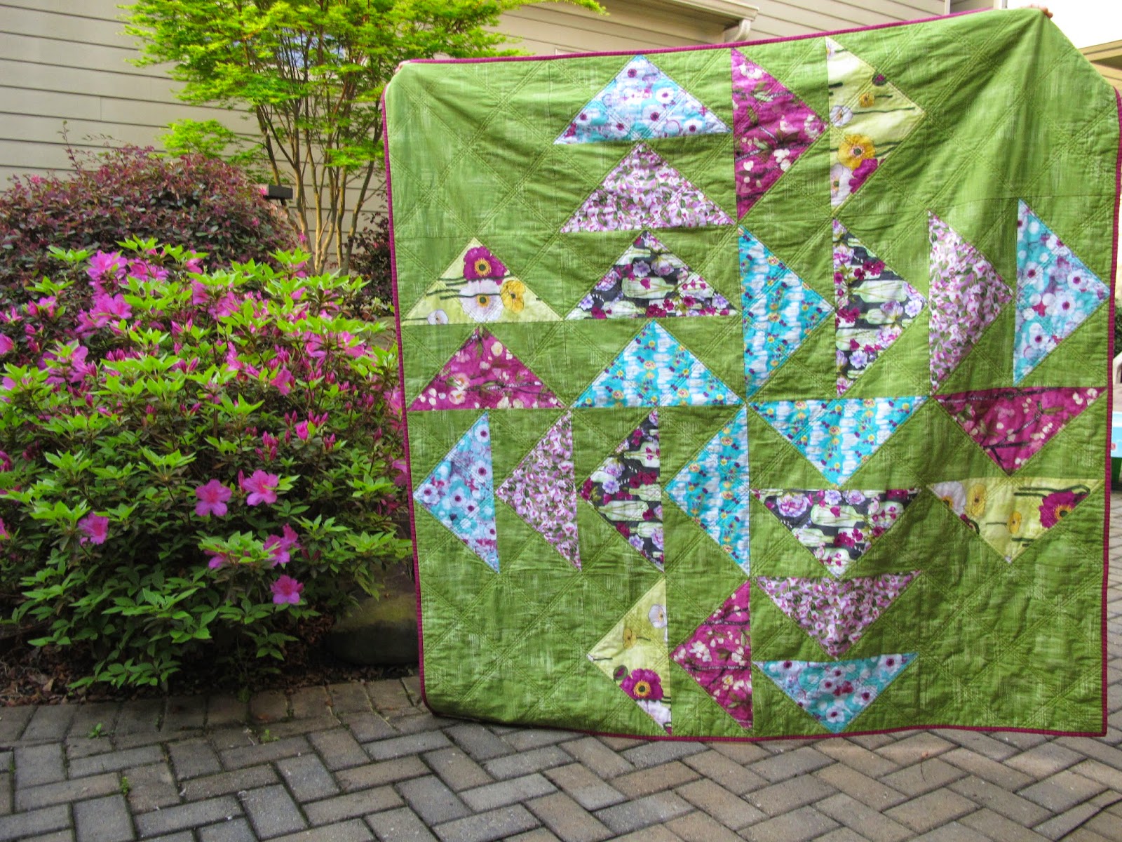 Modern Cozy Finish It Up Friday Laura Gunn Four Winds Quilt