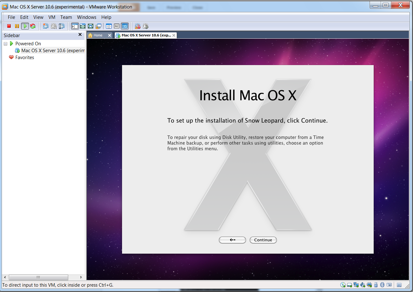 mac for vmware workstation 10