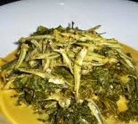 resep praktis masakan gulai daun singkong khas padang