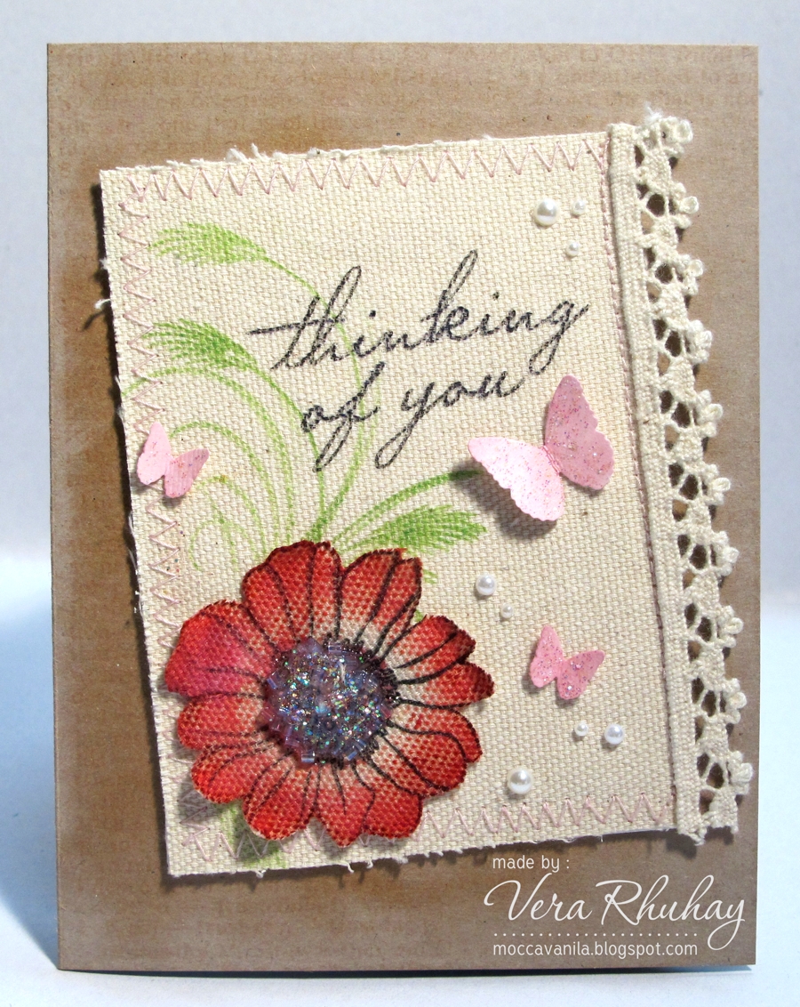 moccavanila by vera rhuhay Canvas card