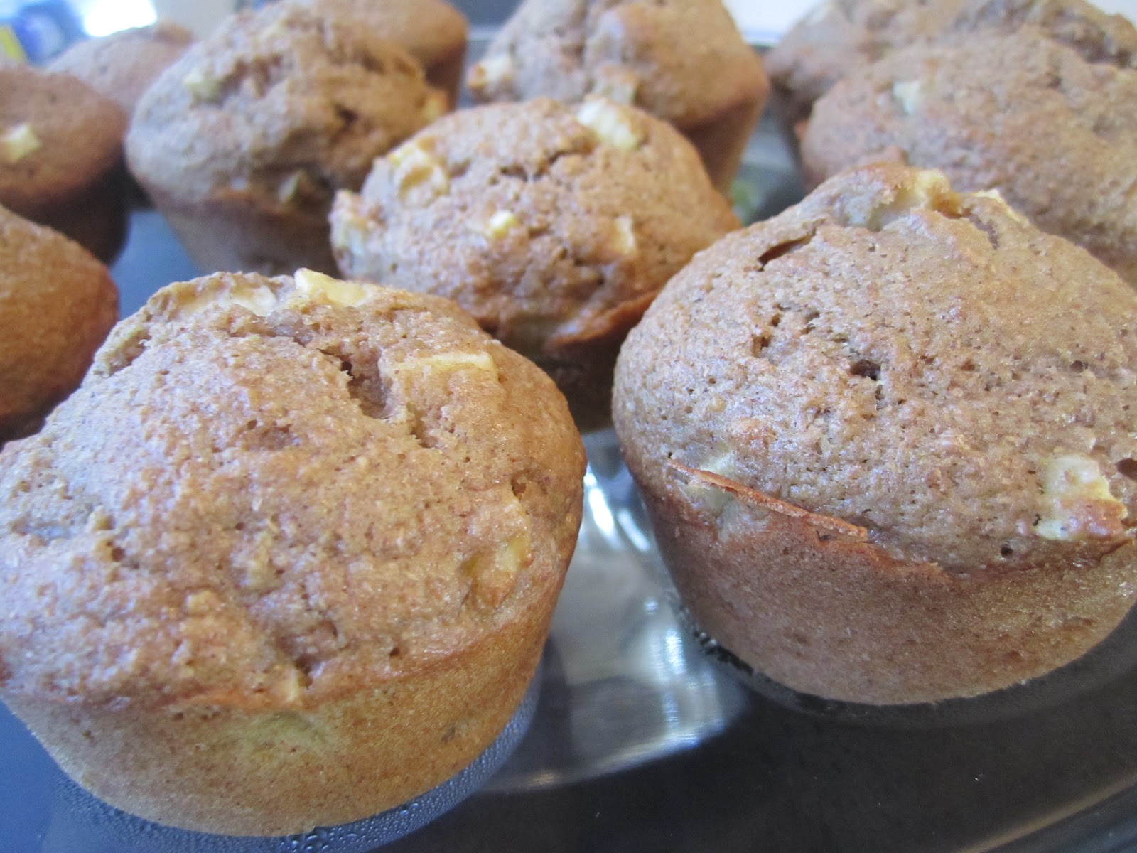 Cooking with Mrs Sea Monster Whole Wheat Applesauce Muffins the BEST