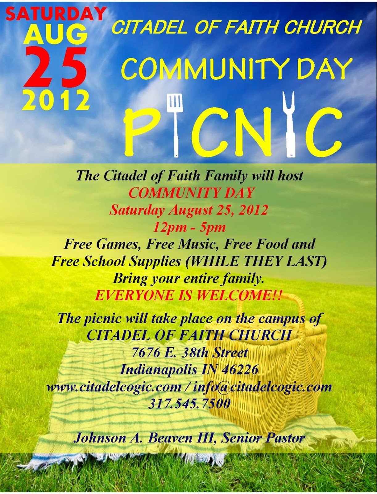 community day flyer template