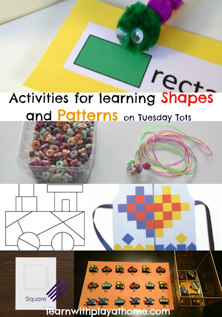 maths for kids, learning shapes, learning patterns, kids activities, playful maths