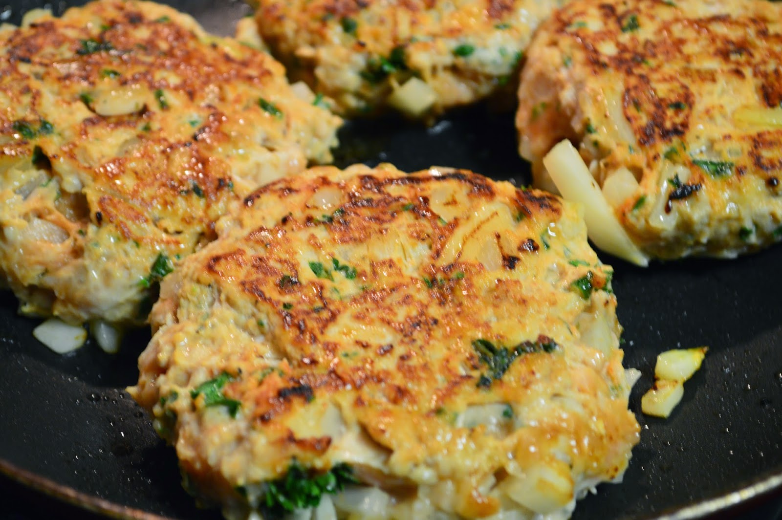 Mint and Mimosas 305 Goat Cheese Stuffed Chicken Burgers, By V