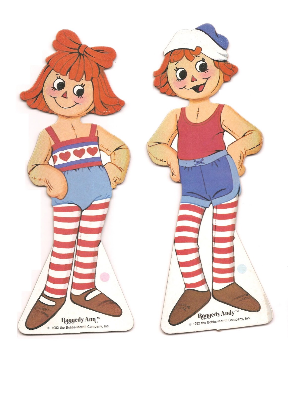 Mostly Paper Dolls Too! Raggedy Ann and Andy PAPER DOLLS
