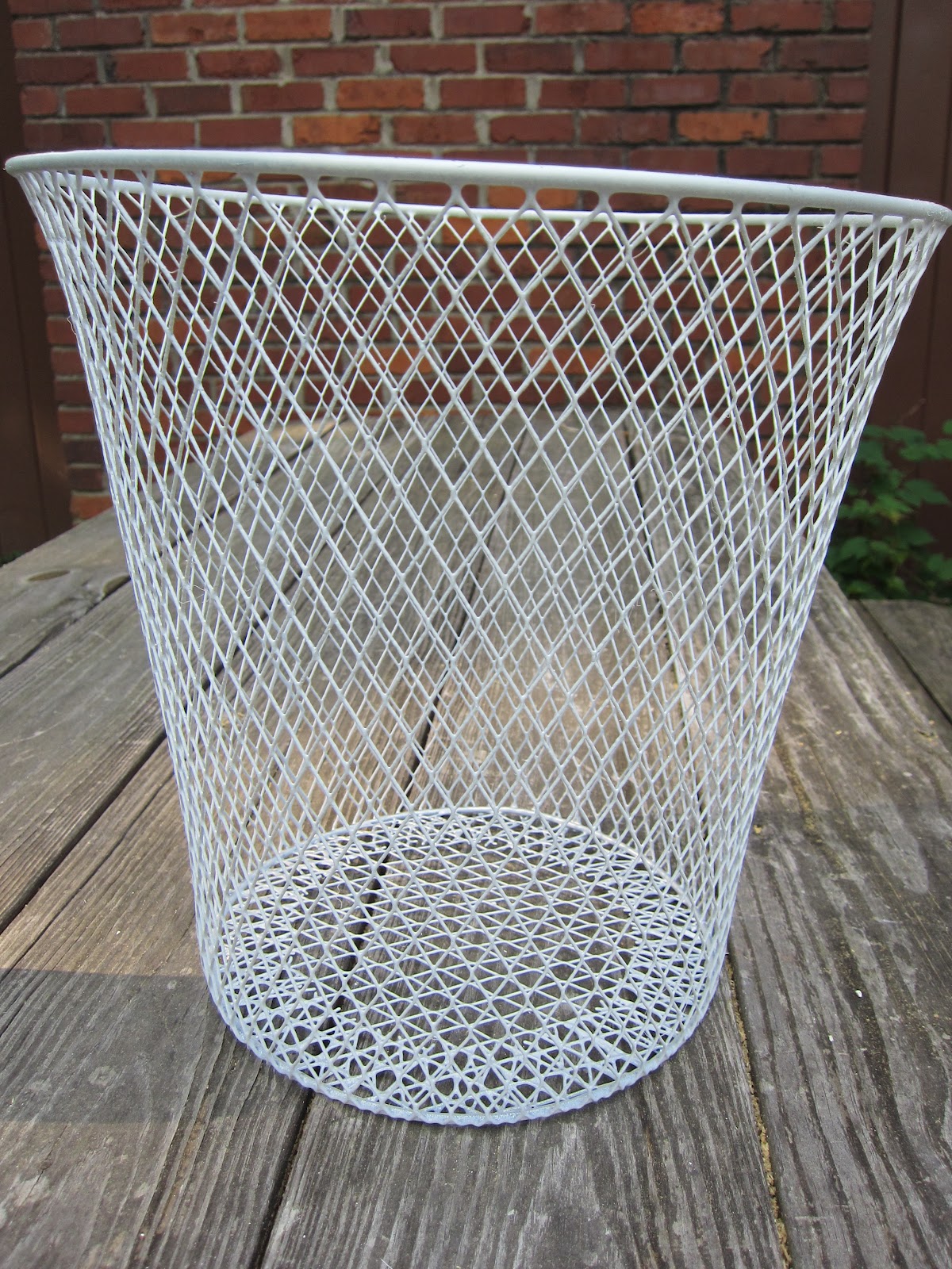 Frugal Ain't Cheap Wire waste basket