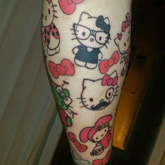Hello Kitty Tattoos Hello Kitty Tattoos