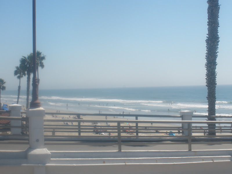 Lone Ocean Swimmer, Oceanside, CA Hot Weather for Oceanside! 108 at My