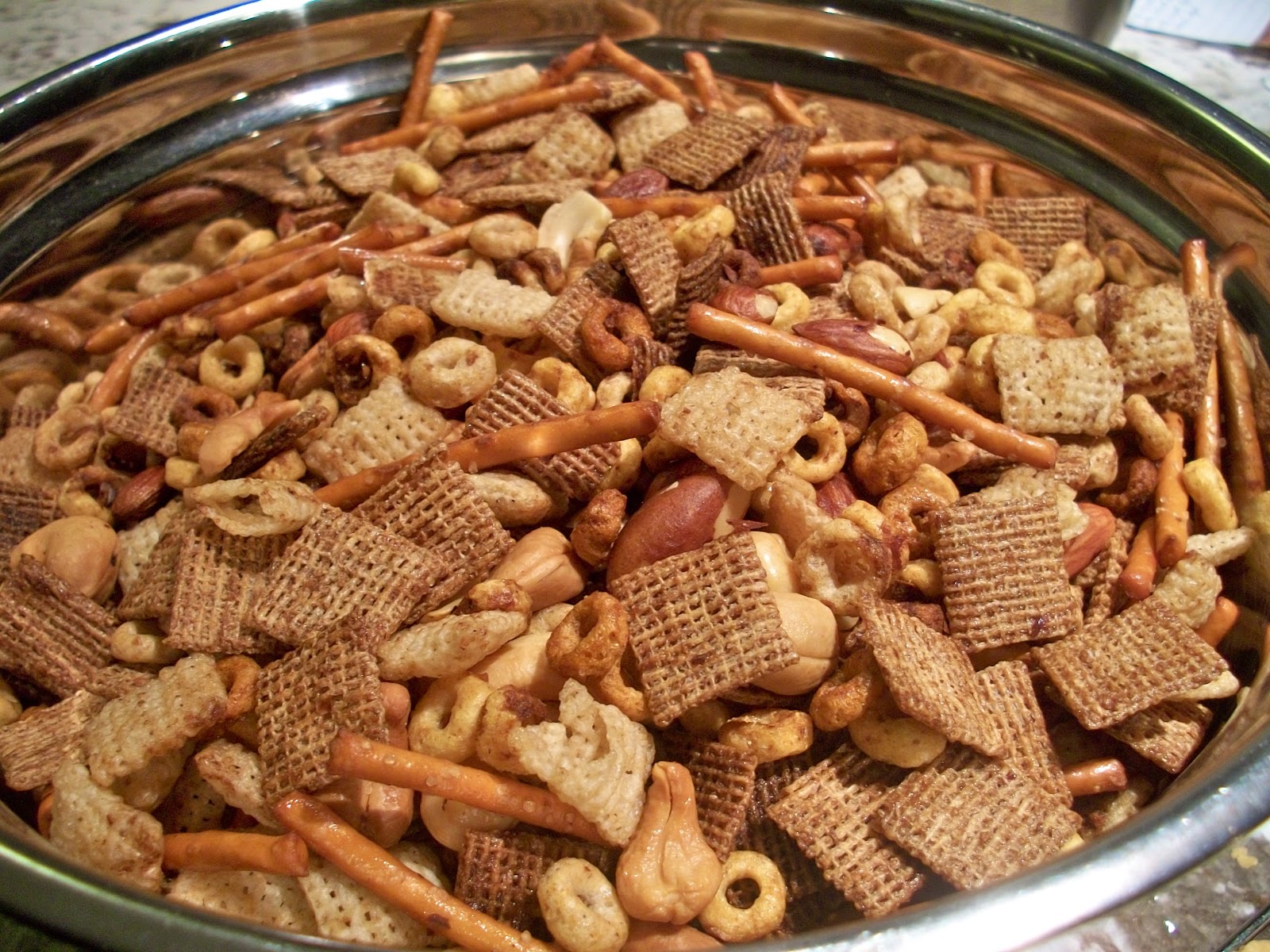 Brooke Bakes Nuts & Bolts Snack Mix