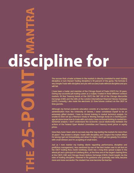 20 rules of trading forex with discipline