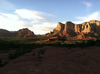 Bell Rock, Sedona, Arizona, sunset, heaven, sky