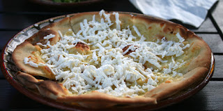 Parlenka with garlic and cheese Parlenka with garlic and cheese