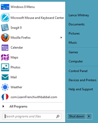 Start8 windows 8 start menu