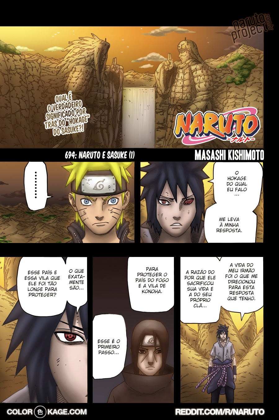 Naruto 694 Mangá Colorido Naruto 694 Mangá Colorido em portugues leitura online