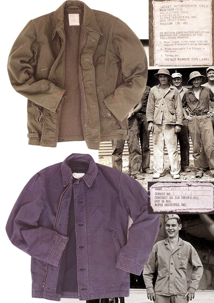 Mens Collections Vintage Military Utility Jackets