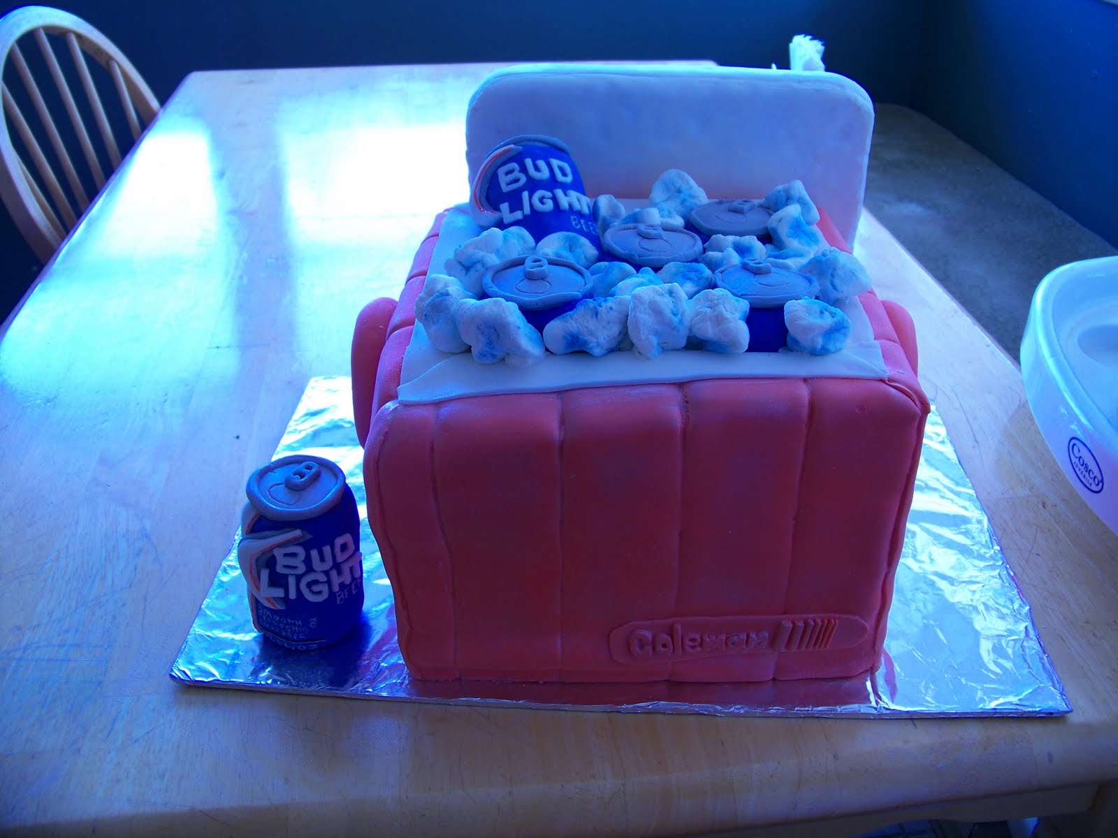 Bud Light Beer Cooler Cake Michelle's Creative Cakes