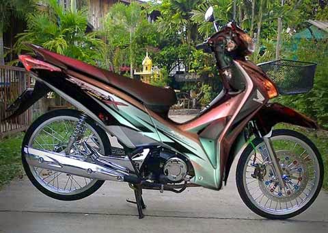 Modifikasi Supra X 125 Model Ceper Modifikasi Supra X 125 Model Ceper