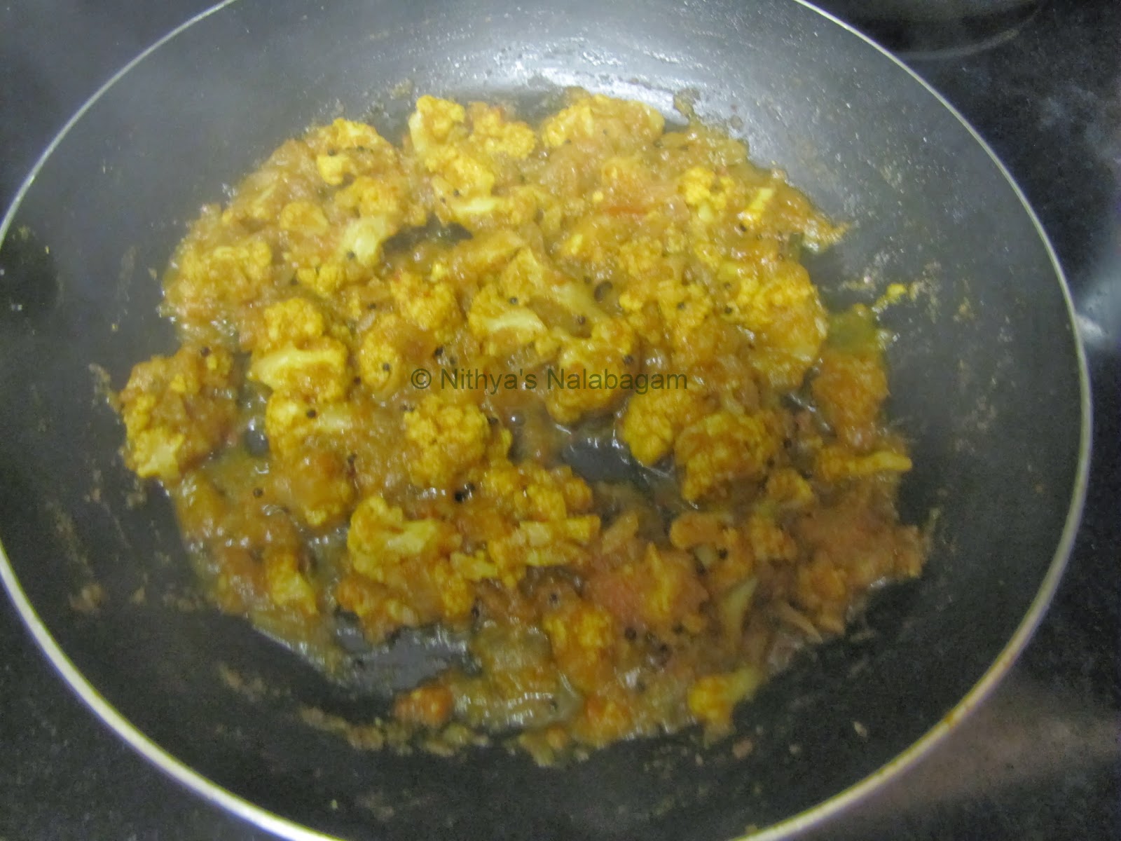 Cauliflower Rice South Indian Style Nithya's Nalabagam
