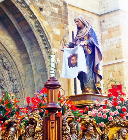 Paso de la Verónica. Cofradía del Dulce Nombre de Jesús Nazareno. León. Foto G. Márquez