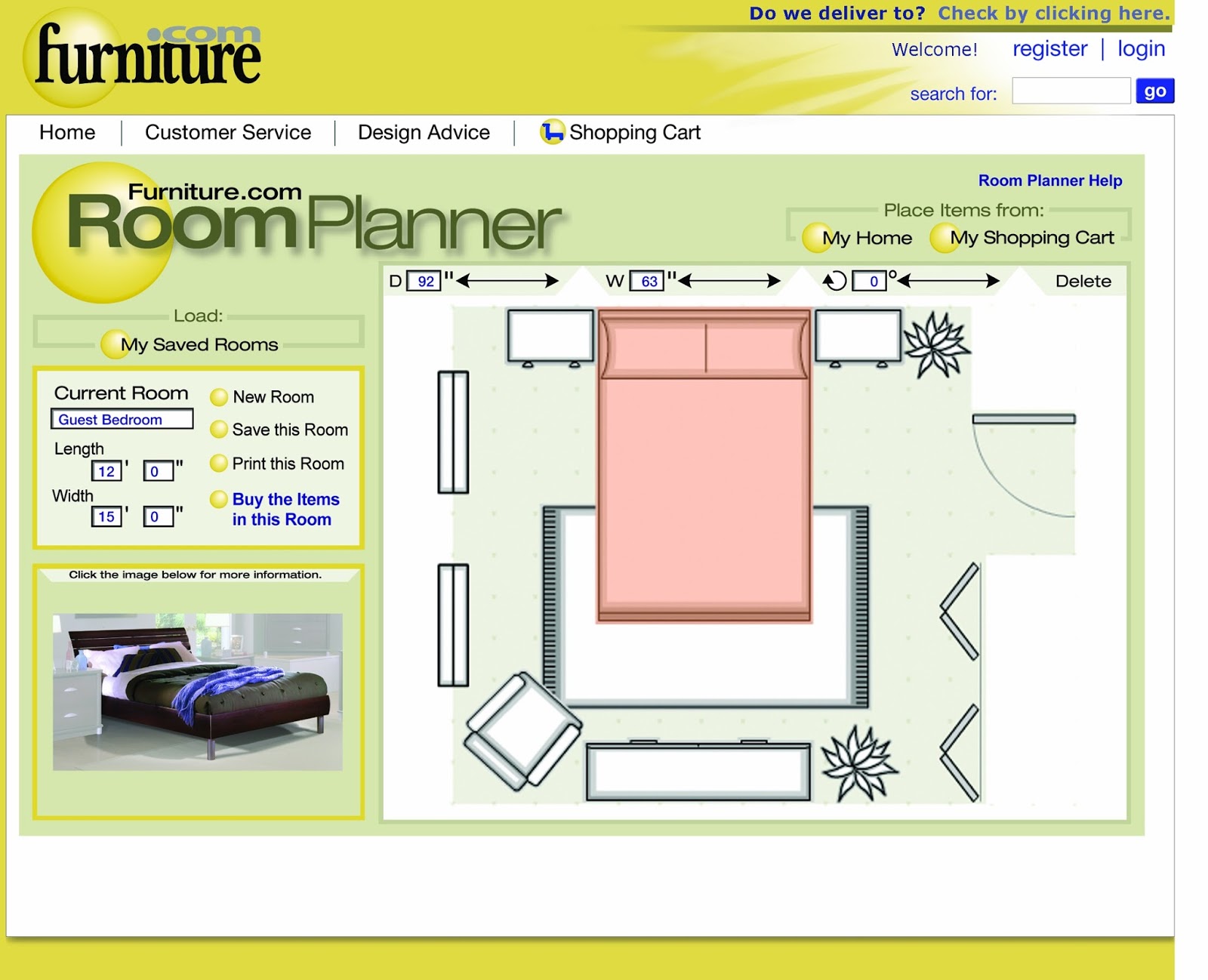 Design Your Bedroom Online