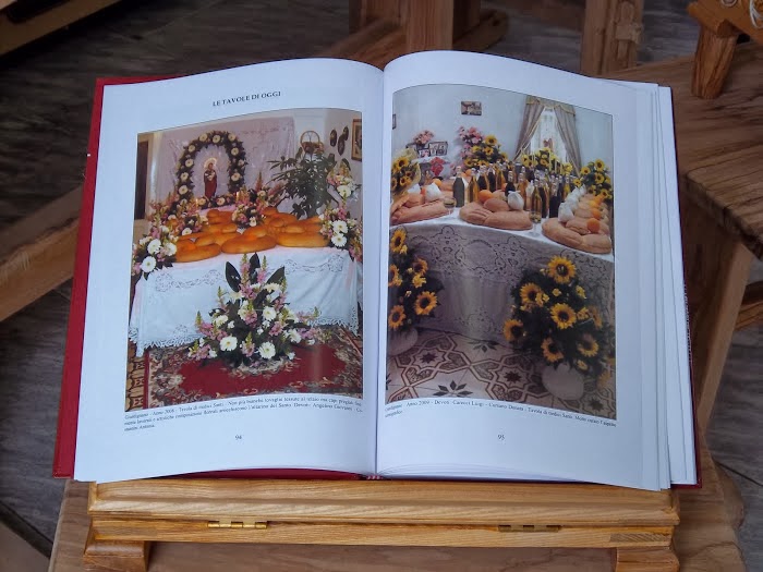libro  sulla tradizione delle tavole di San Giuseppe a Giurdignano e nel Salento