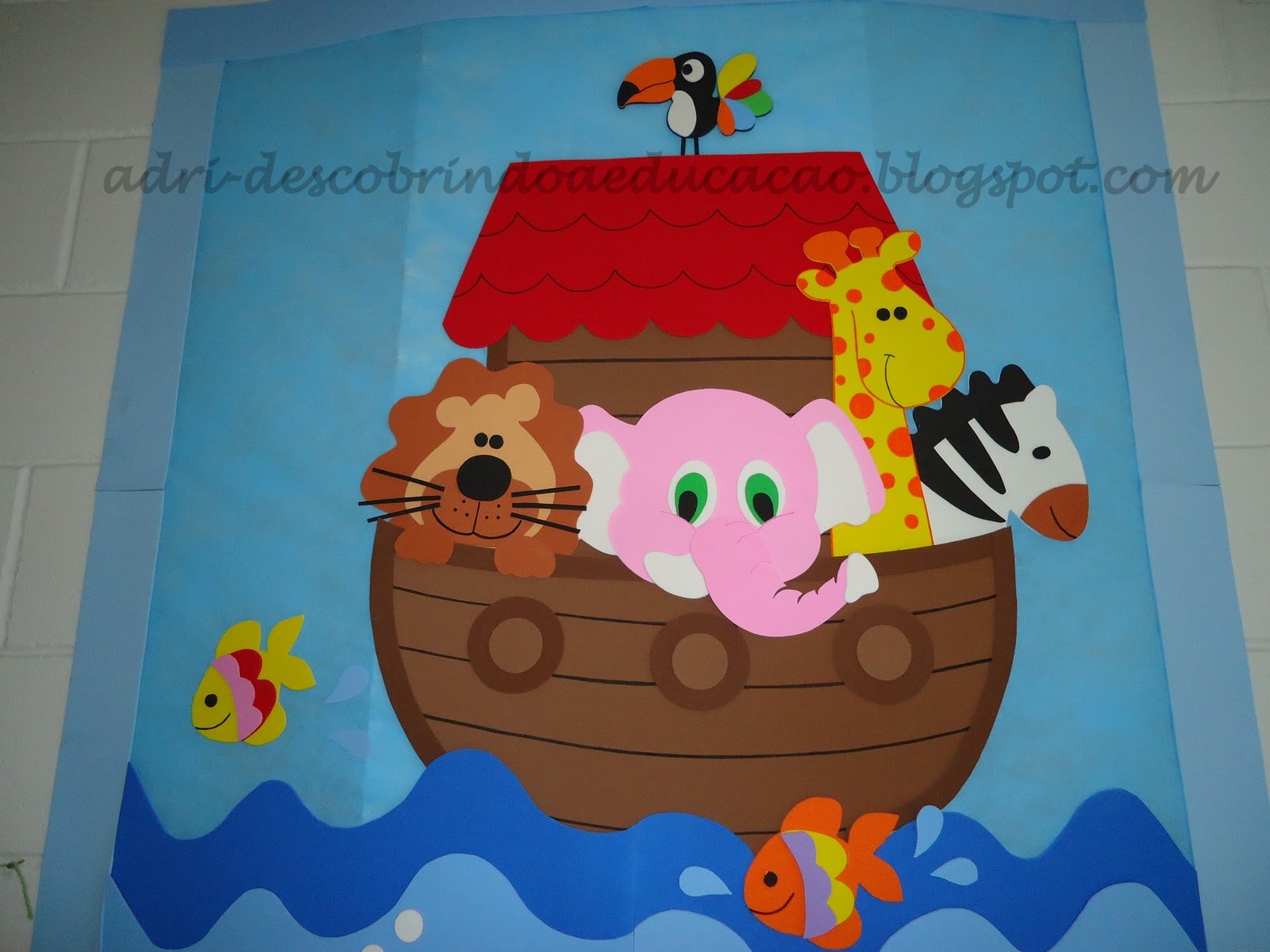 Decoracao De Sala Infantil Com Eva ~ Educação Infantil ♥ Decoração de sala da Arca de Noé Decoracao De Sala Infantil Com Eva ~ Educação Infantil ♥ Decoração de sala da Arca de Noé