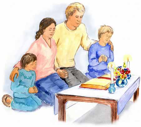 Imagenes De Familias Orando En Caricatura | familia vamos a orar juntos Imagenes De Familias Orando En Caricatura | familia vamos a orar juntos