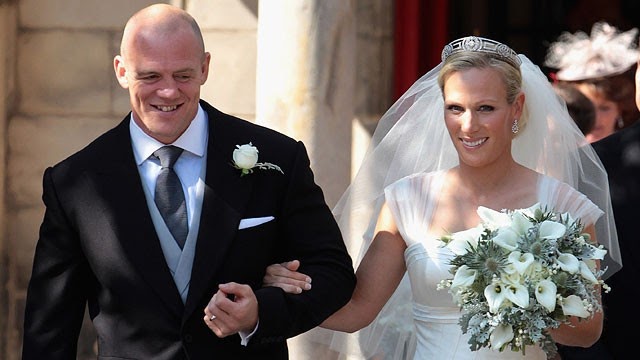 July 30, 2011: Zara Phillips (daughter of Princess Anne and granddaughter of Queen Elizabeth II) married Mike Tindall at the Canongate Kirk, Edinburgh July 30, 2011: Zara Phillips (daughter of Princess Anne and granddaughter of Queen Elizabeth II) married Mike Tindall at the Canongate Kirk, Edinburgh