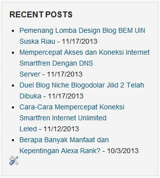 Cara Validasi HTML5 Widget Feed Recent Posts Blogger Cara Validasi HTML5 Widget Feed Recent Posts Blogger