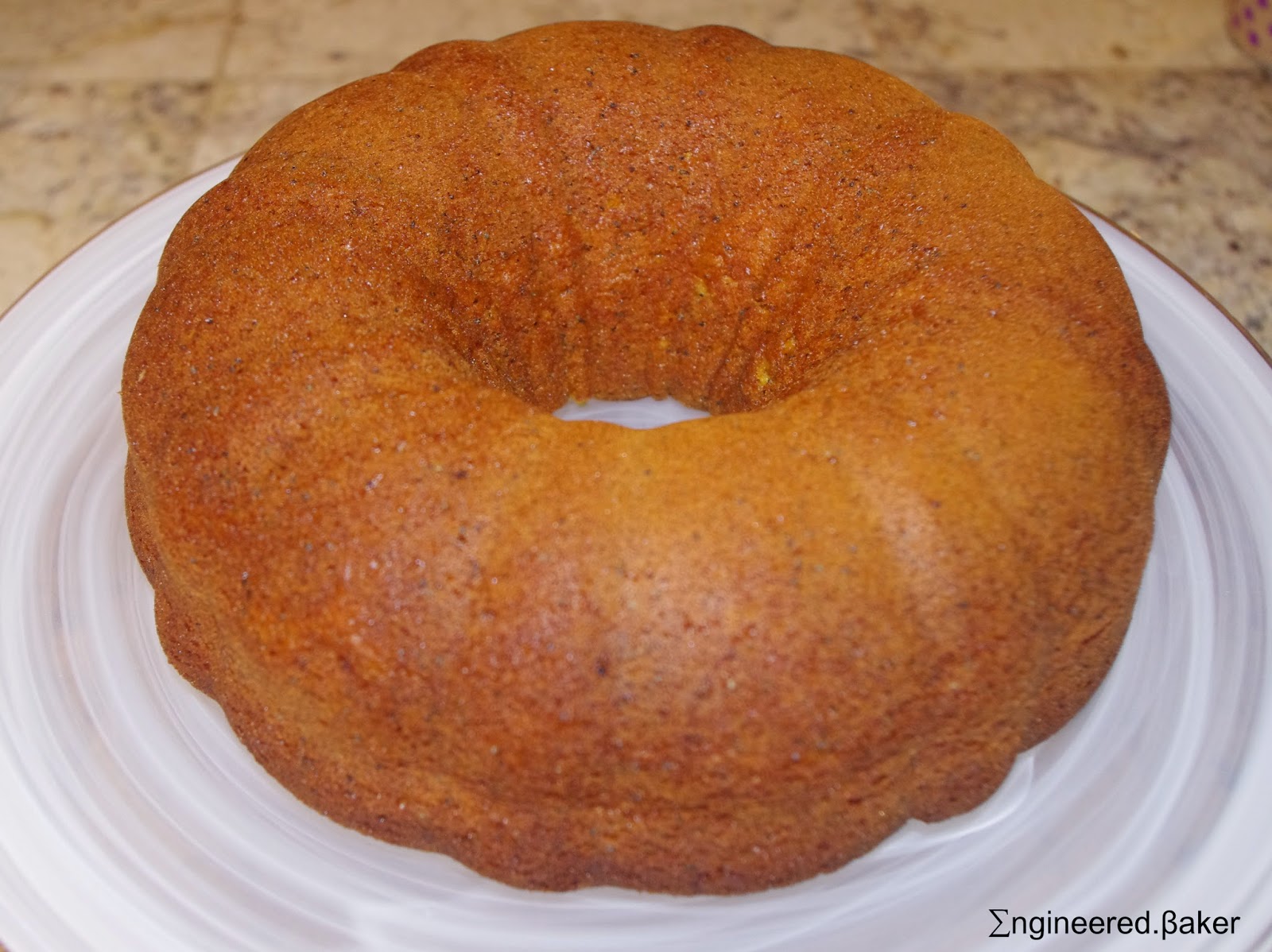 The Engineered Baker The (easy) LemonPoppy Seed Bundt Cake