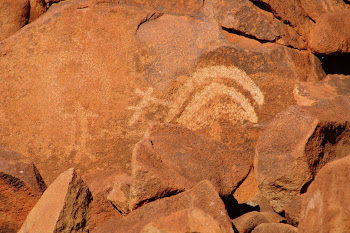 Petroglyph, Deep Gorge near Dampier WA