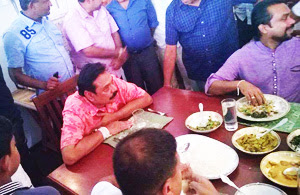 Last night Mahinda loyalists have held the last meeting on the new party Last night Mahinda loyalists have held the last meeting on the new party