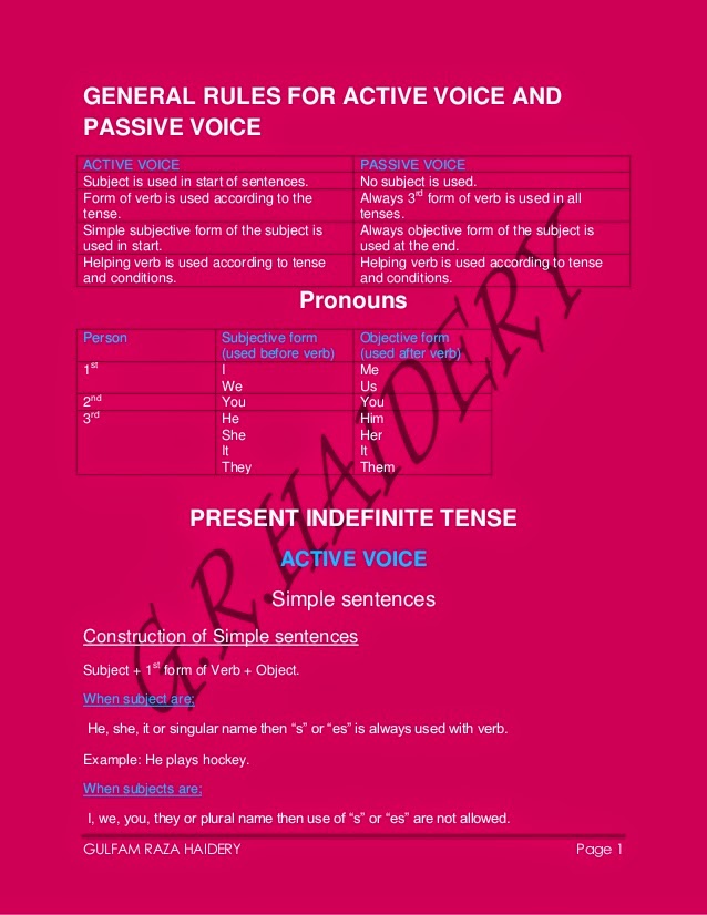 exercise active and passive voice A sentence has been given in active/passive voice out of the suggested alternatives, select the one which expresses the same sentence in passive/active voice 1 the opposition has criticized the government's foreign policy. exercise active and passive voice A sentence has been given in active/passive voice out of the suggested alternatives, select the one which expresses the same sentence in passive/active voice 1 the opposition has criticized the government's foreign policy.