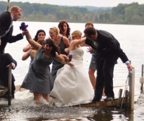 Falling bridge wedding Falling bridge wedding