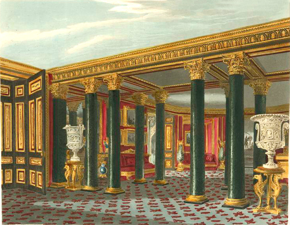 FileCarlton House, Lower Vestibule, from Pyne's Royal Residences, 1819