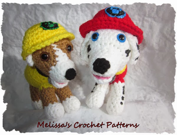 Melissas Crochet Patterns: Rubble from PAW Patrol Crochet Pattern