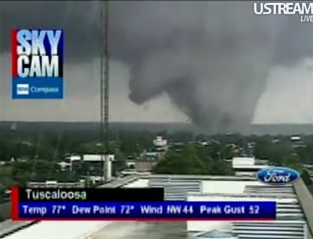 tuscaloosa tornado pictures. in Tuscaloosa got of the