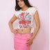 Actress Gouri Sharma Expose Hot Navel Thunder Thigh in Miniskirt and Top