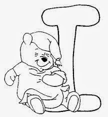 Winnie Pooh Abc Coloring Pages 6