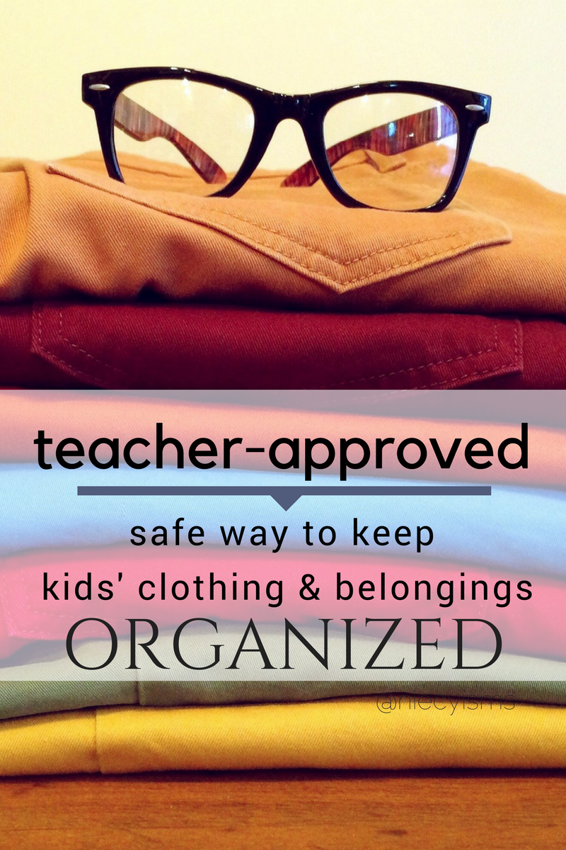 TeacherApproved Safe Way to Keep Kids' Clothing and Belongings Organized