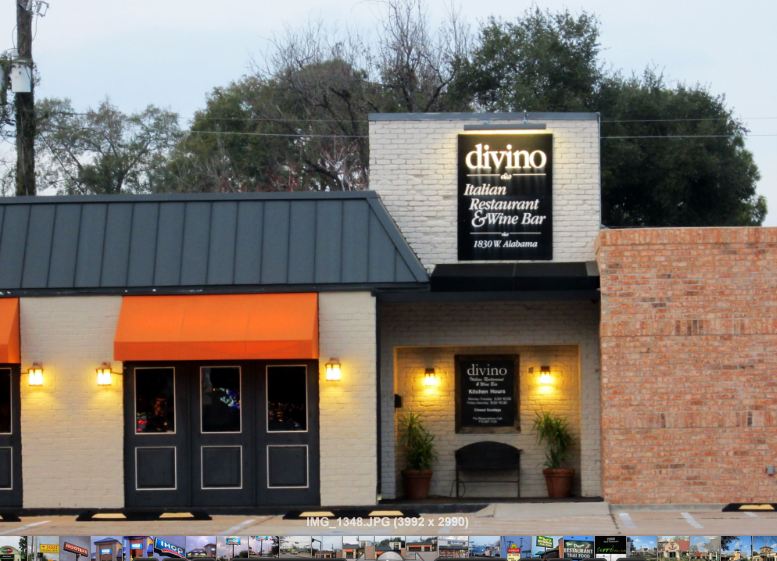 Divino Italian Restaurant Houston Menu